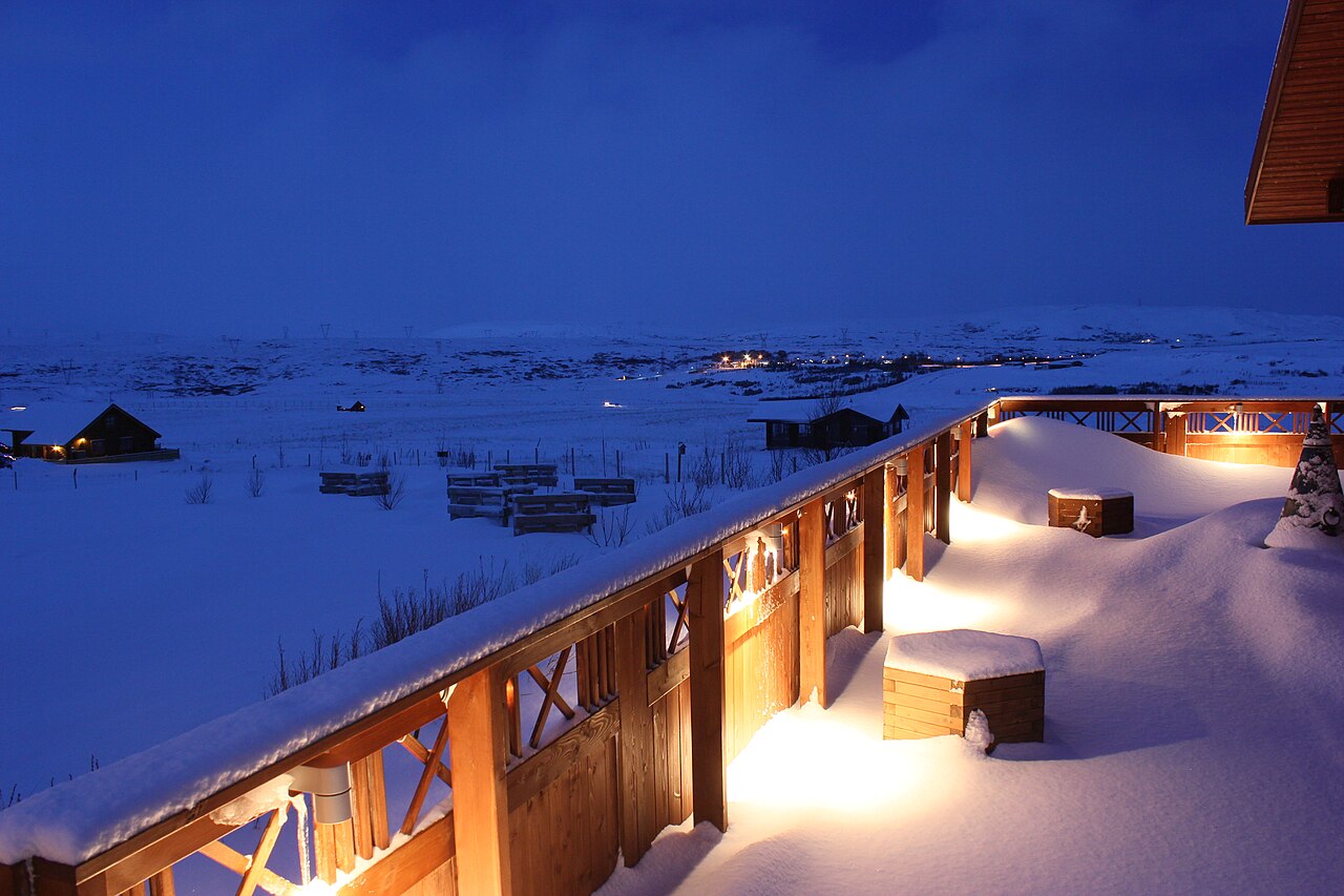 Reykjavik verkennen — winterbeeld